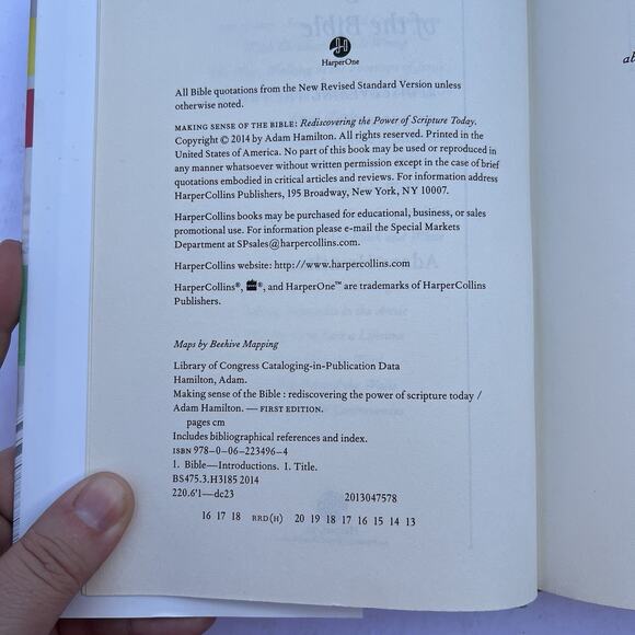 Making Sense of the Bible Rediscovering the Power of Scripture by Adam Hamilton - Picture 4 of 9